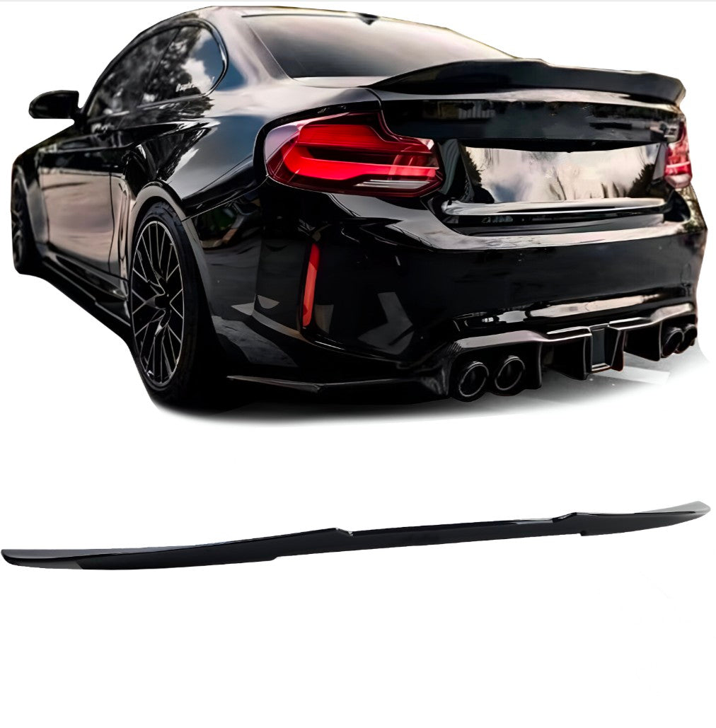 Aileron becquet de coffre look M Performance pour BMW Série 2 F22 et M2 F87 (2013 à 2022), vue 2