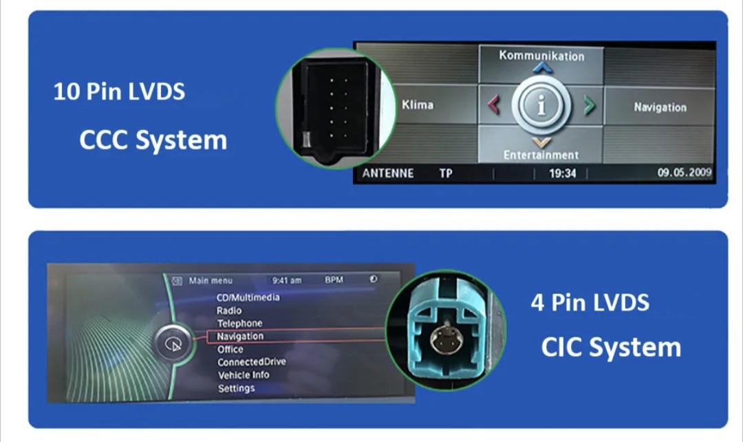 Autoradio connecté Android Auto et Apple CarPlay pour BMW Série 1 E81 E87 CCC CIC (2003 à 2010), vue 7