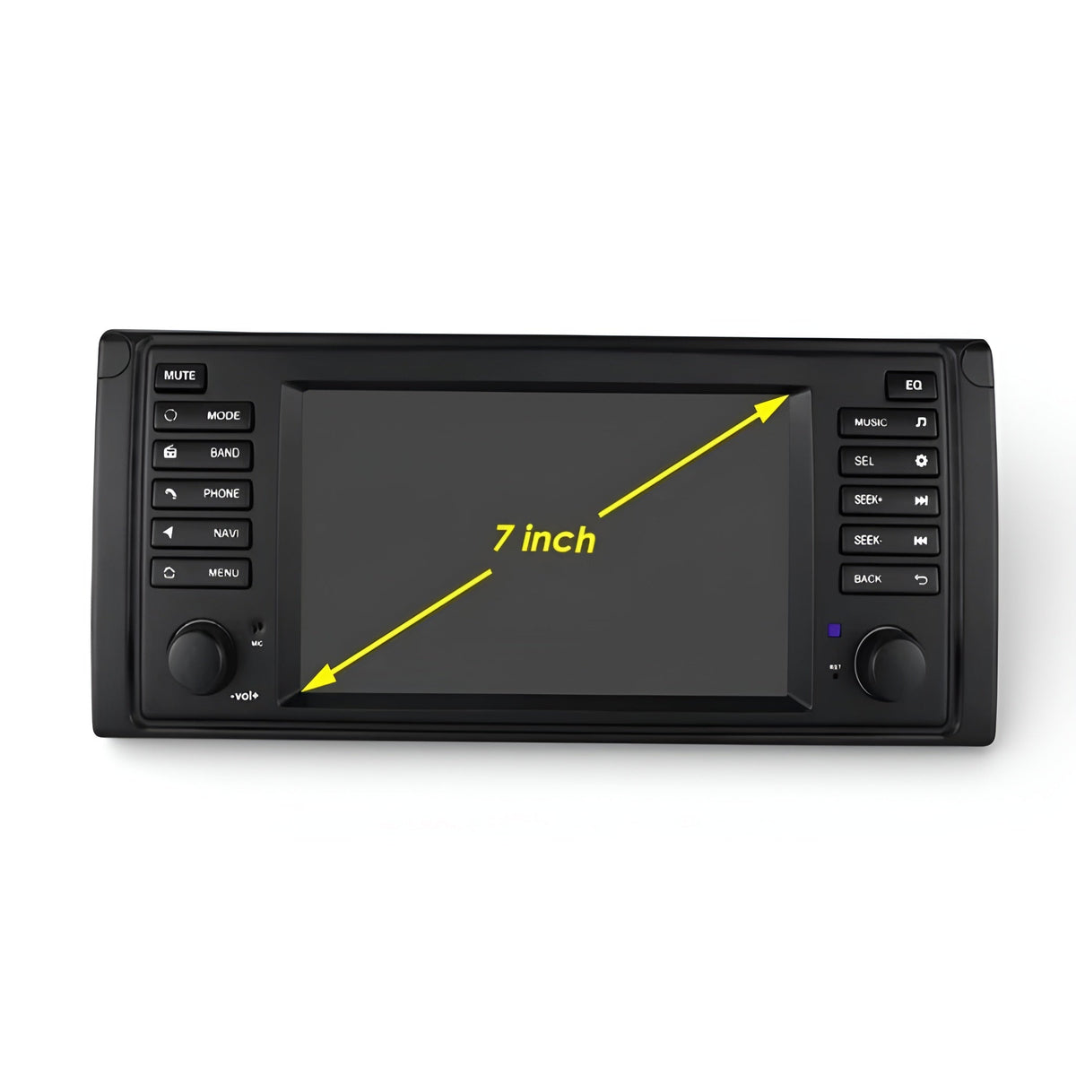 Autoradio connecté Android Auto et Apple CarPlay pour BMW Série 7 E38 (1994 à 2001), vue 5