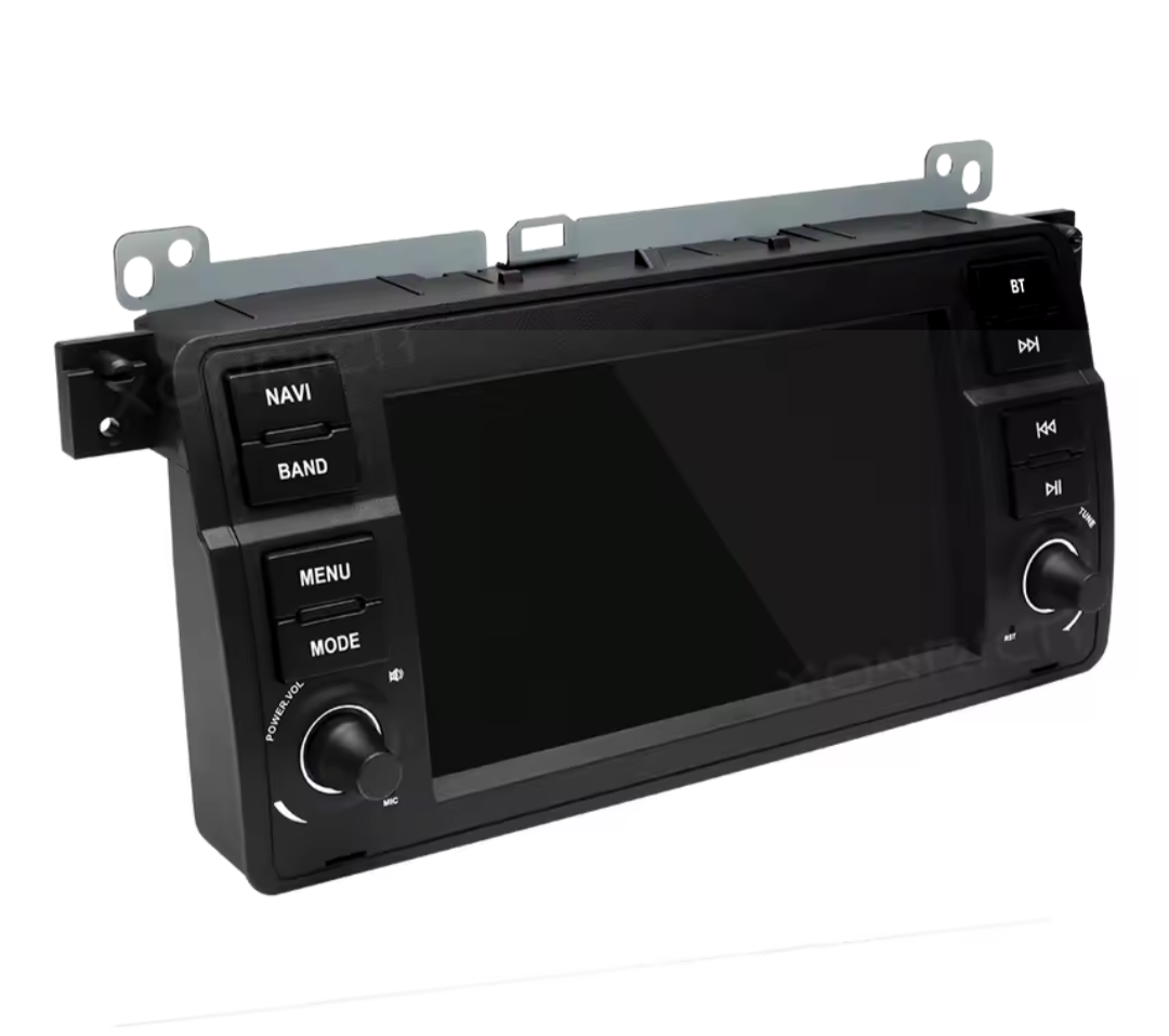 Autoradio connecté Apple CarPlay Android Auto pour BMW Série 3 M3 E46 (1998 à 2005), vue 2