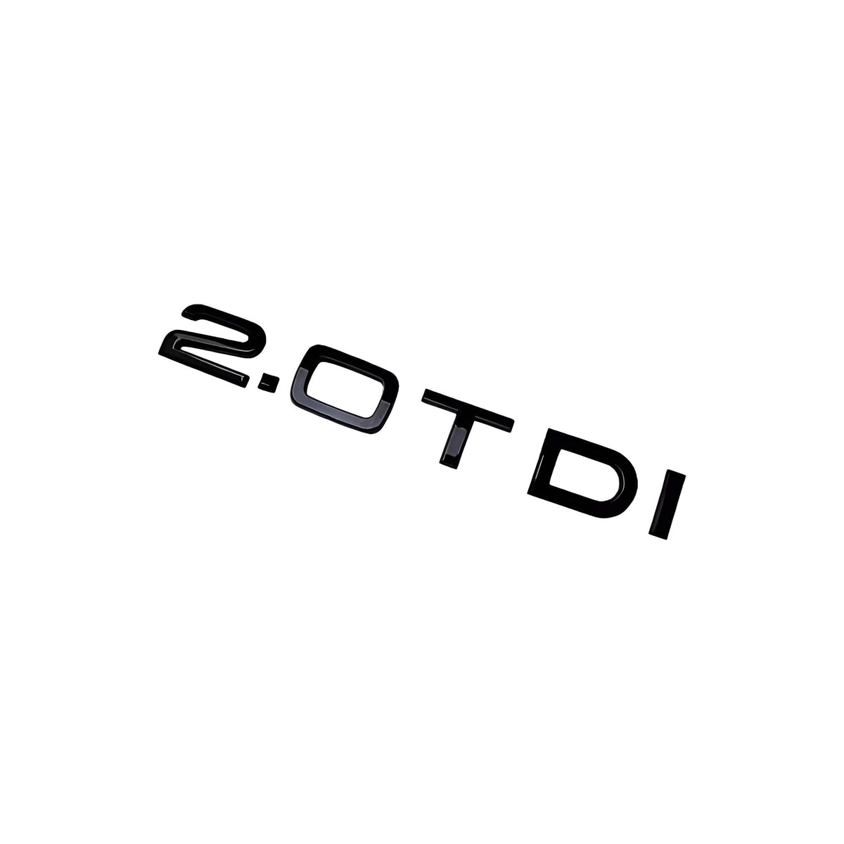 Badges de coffre 2.0 TDI et 3.0 TDI noirs pour Audi