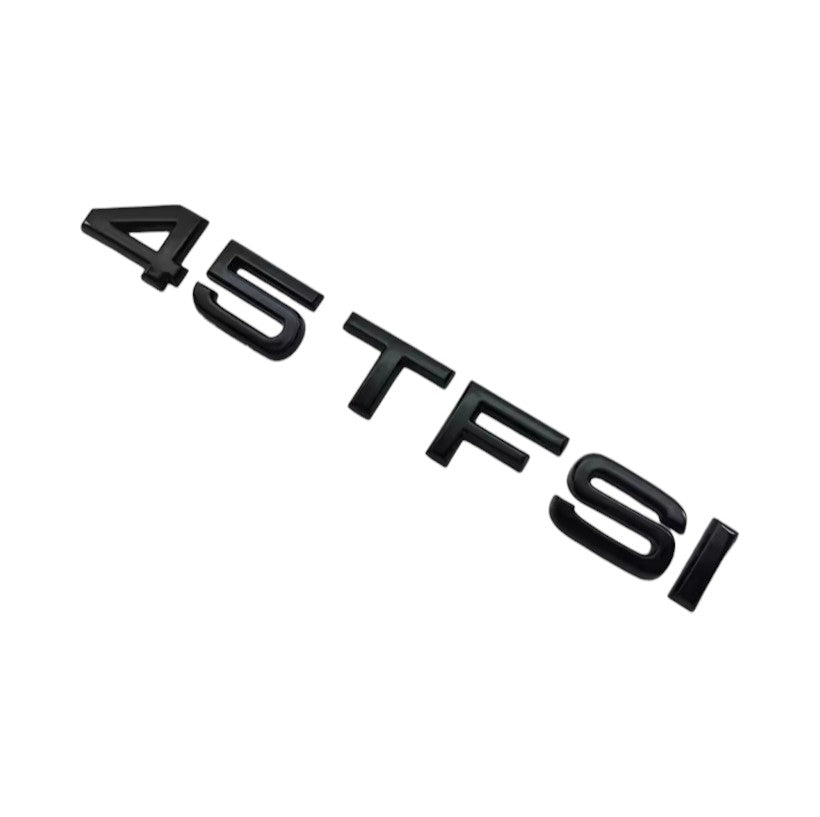 Badge de coffre 45 TFSI noir pour Audi