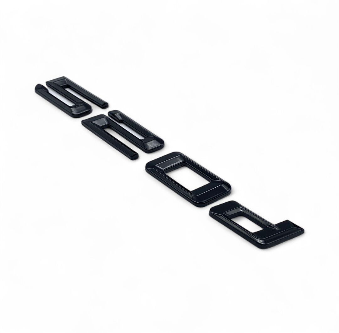 Badges de coffre noirs pour BMW Série 5 (E39, E60, F10), vue 2