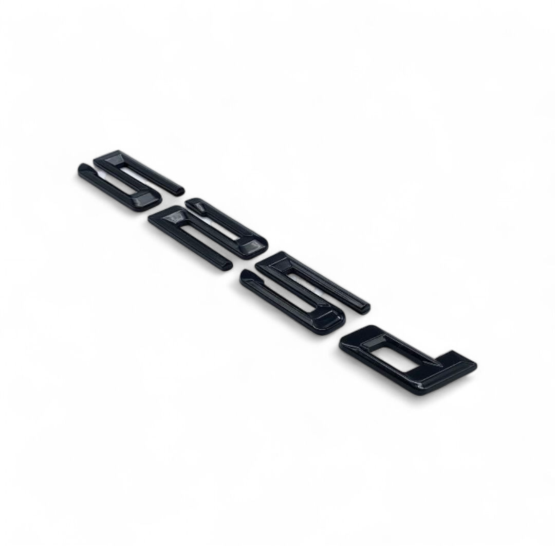 Badges de coffre noirs pour BMW Série 5 (E39, E60, F10), vue 4
