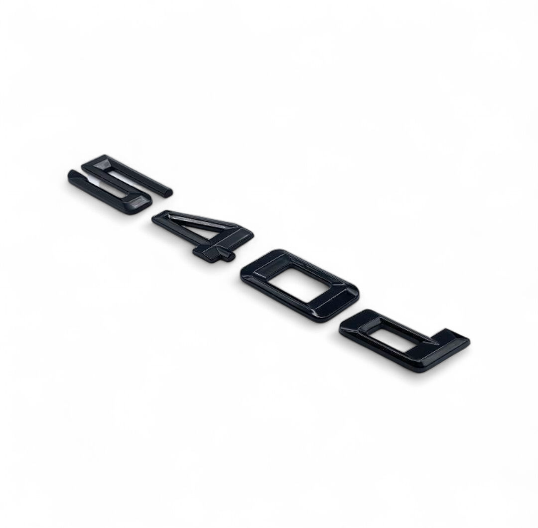 Badges de coffre noirs pour BMW Série 5 (E39, E60, F10), vue 10