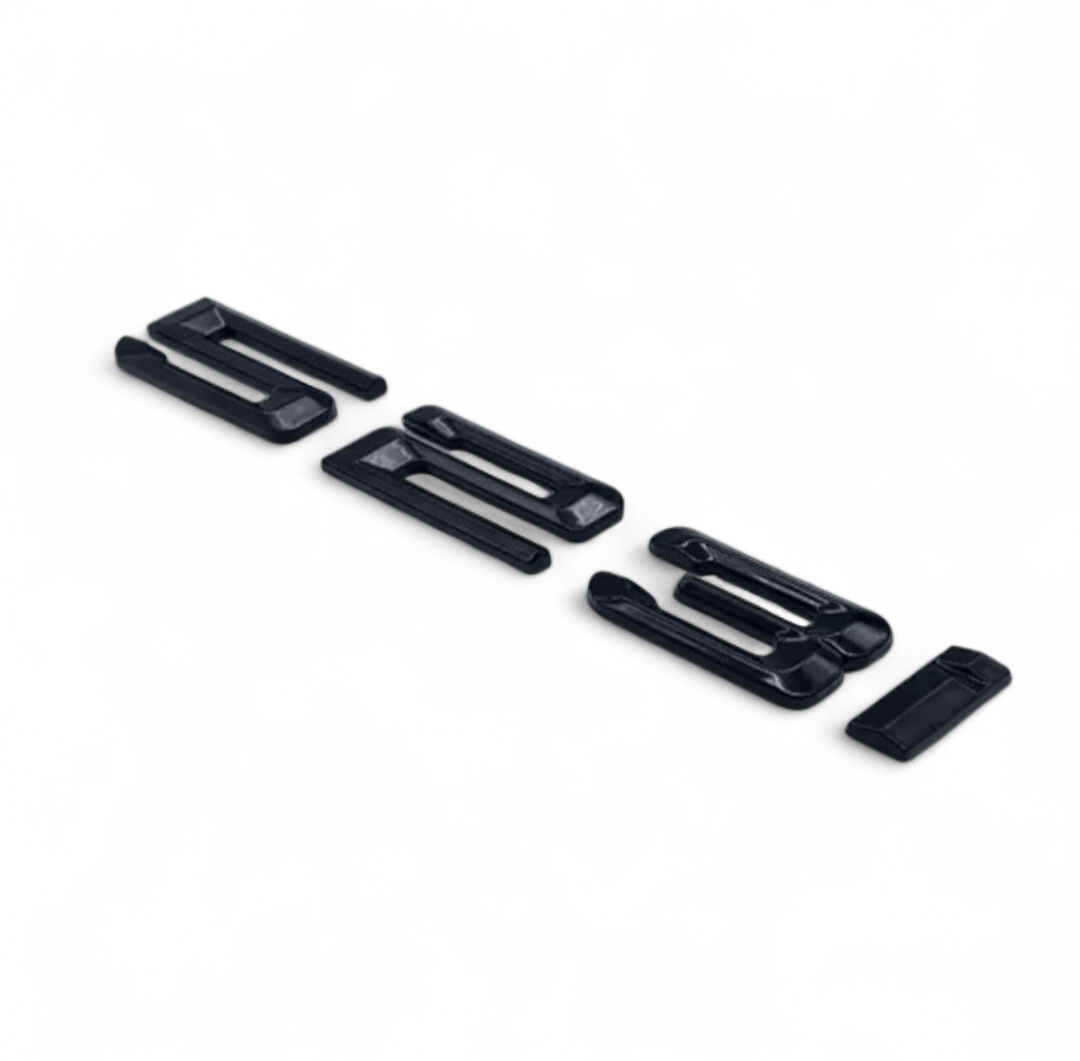 Badges de coffre noirs pour BMW Série 5 (E39, E60, F10), vue 16