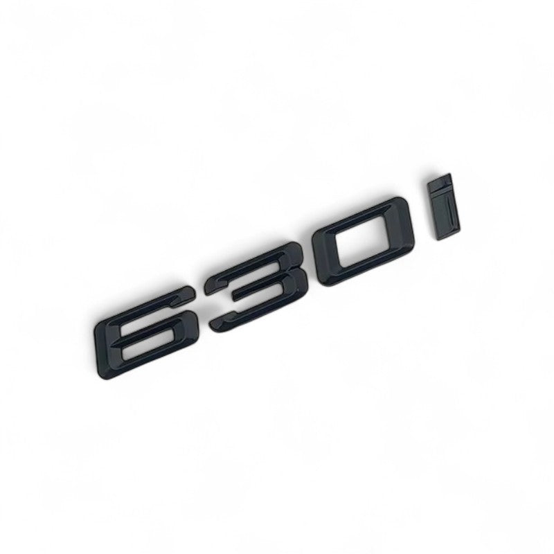 Badges logos de coffre lettrage noir pour BMW Série 6 (E63, E64, F06, F12, F13, G32), vue 11