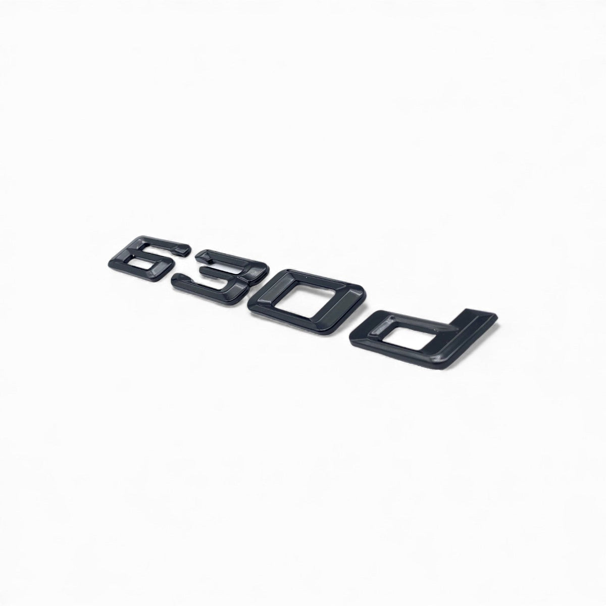Badges logos de coffre lettrage noir pour BMW Série 6 (E63, E64, F06, F12, F13, G32), vue 15