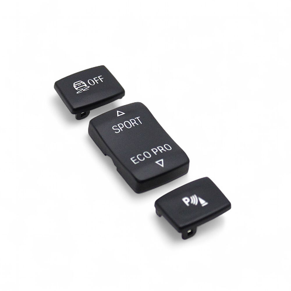 Boutons de Console Centrale Modes de Conduite Performance Rouges Bleus Noirs pour BMW Série 2 F22 et M2 F87 (2013 à 2021), vue 3