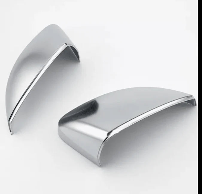 Coques de rétroviseurs argent mat chromé pour Audi A3 8V (2012 à 2020), sans side assist