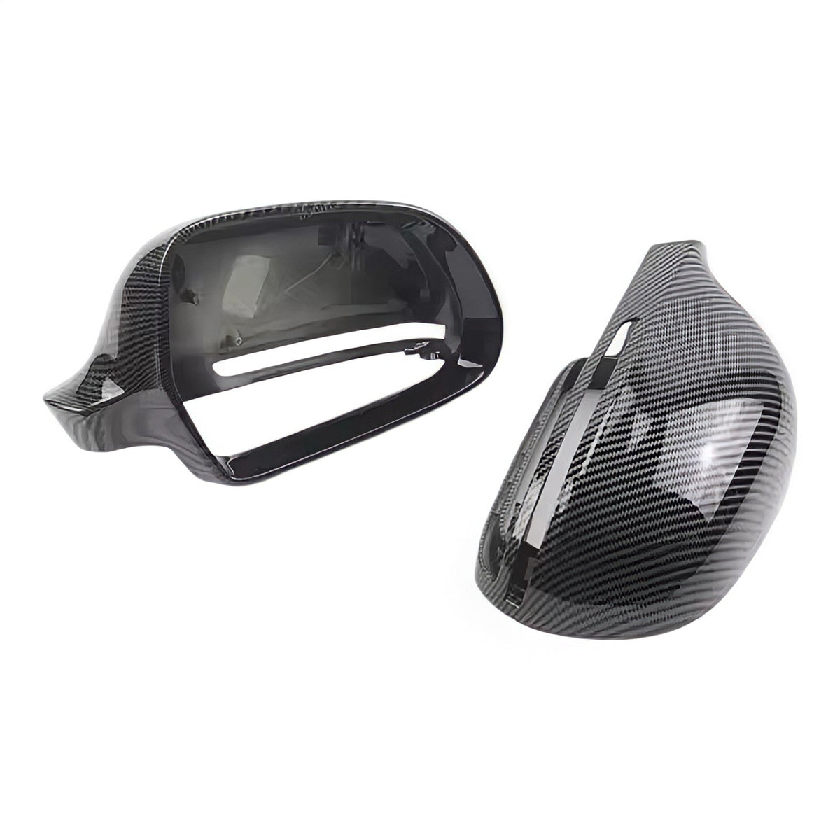 Coques de rétroviseurs fibre de carbone pour Audi A4, S4, RS4 B8 (2008 à 2015)