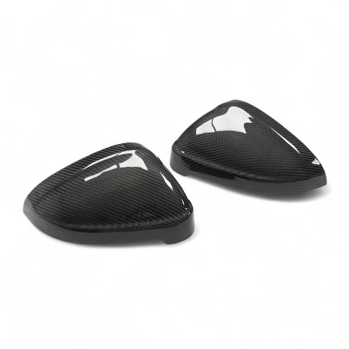 Coques de rétroviseurs fibre de carbone pour Audi A5, S5, RS5 B9 (2017 à 2022), sans détecteur d'angle mort