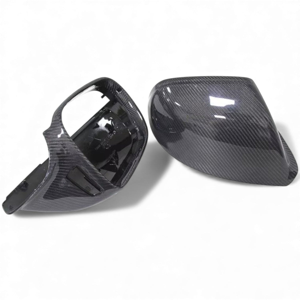 Coques de rétroviseurs fibre de carbone pour Audi Q5, SQ5 I (2009 à 2015), vue 9
