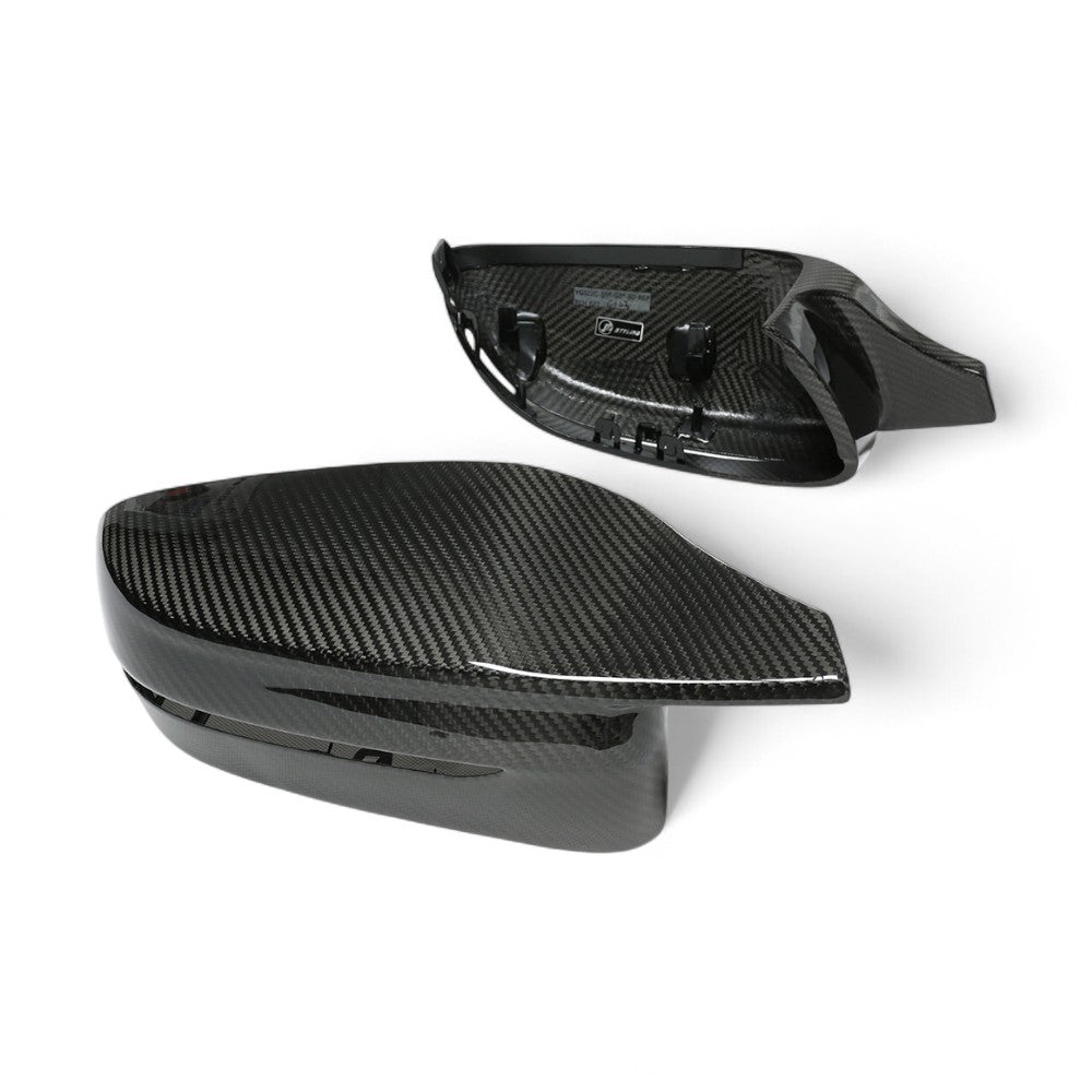 Coques de rétroviseurs look M5 Competition en fibre de carbone pour BMW Série 5 G30 (2018 à 2025), vue 4