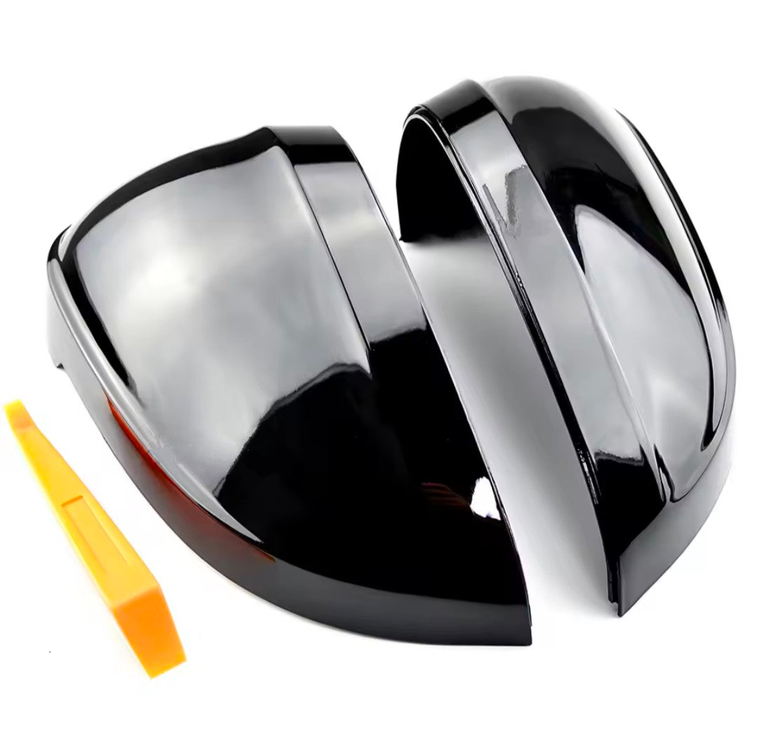 Coques de rétroviseurs noir brillant pour Audi A4, S4, RS4 B9 (2017 à 2024), vue 4
