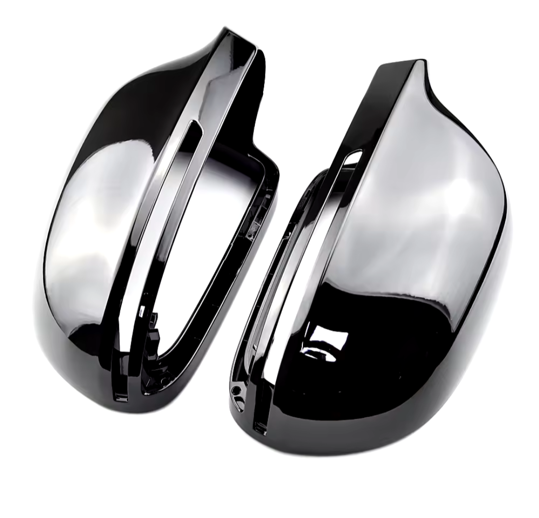 Coques de rétroviseurs noir brillant pour Audi Q3, SQ3 (2012 à 2015)
