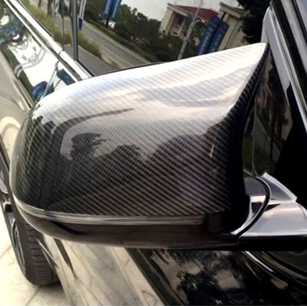 Coques de rétroviseurs type M Performance en fibre de carbone pour BMW X6 F16 (2014 à 2019), vue 10