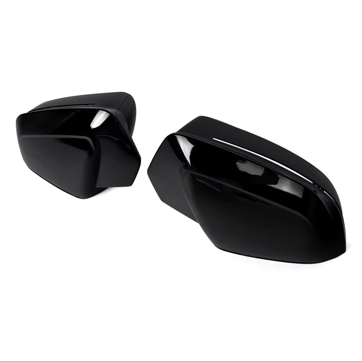 Coques de rétroviseurs type M Performance noires brillantes pour BMW Série 7 G70 (2023 à 2026), vue 5