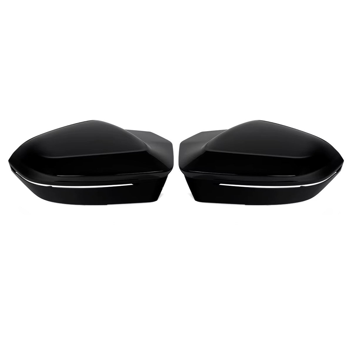 Coques de rétroviseurs type M Performance noires brillantes pour BMW Série 7 G70 (2023 à 2026), vue 7