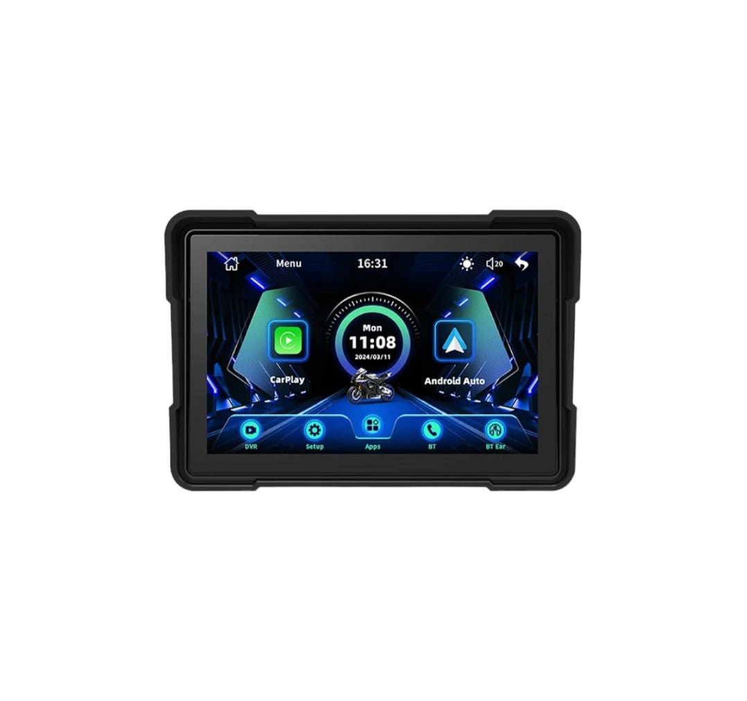 Écran GPS connecté CarPlay pour moto BMW, écran 5 pouces