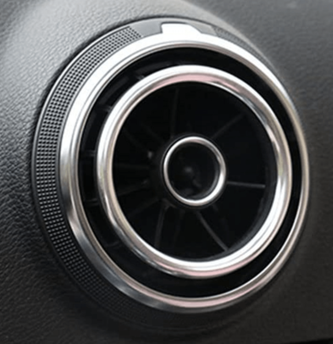 Entourages de grilles de ventilation colorés pour Audi A3, S3 8V (2013 à 2020), phase 2 (2016 à 2020), vue 9