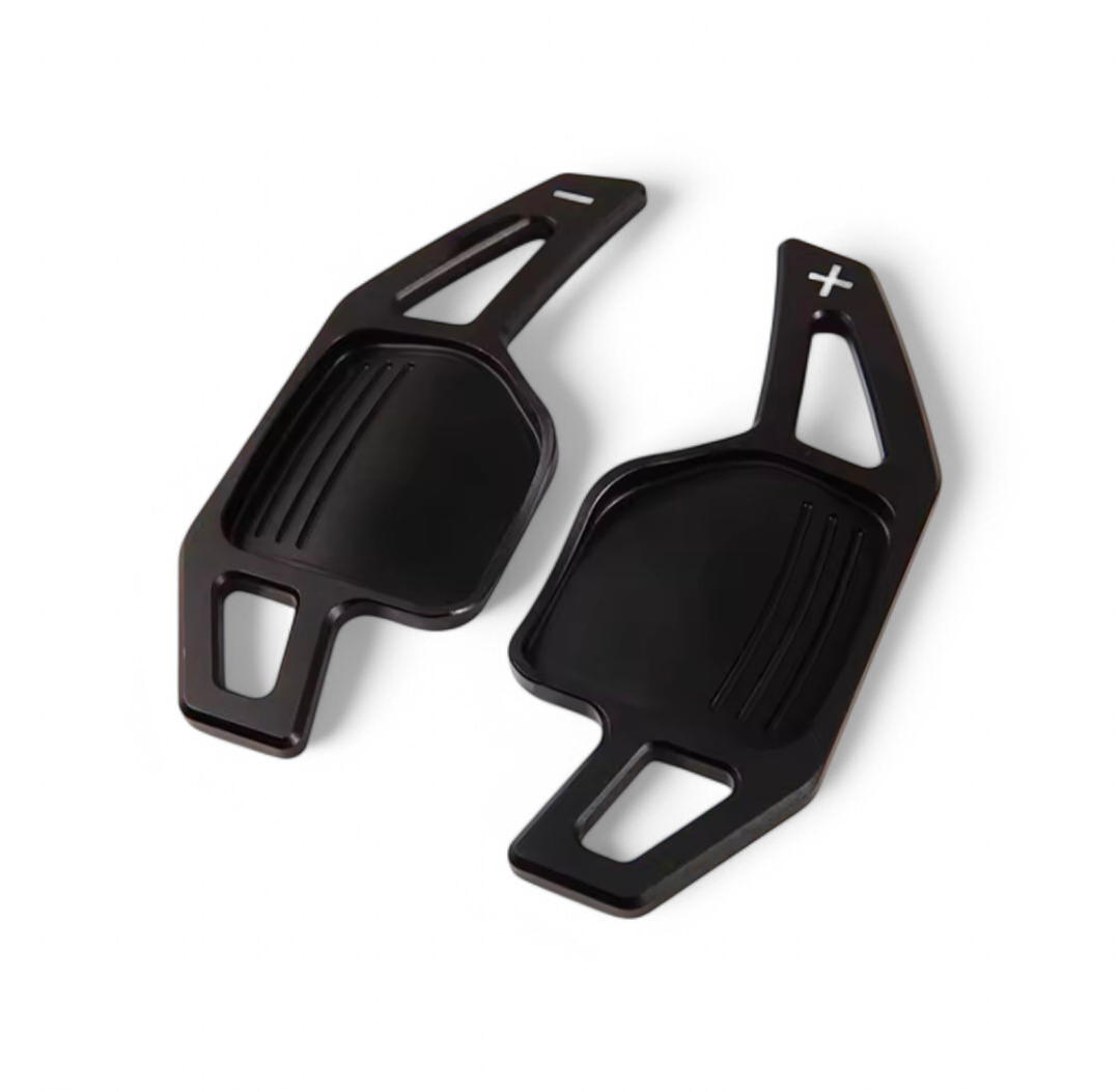 Extensions de palettes au volant aluminium pour Audi (multi-modèles), coloris noir, vue 10