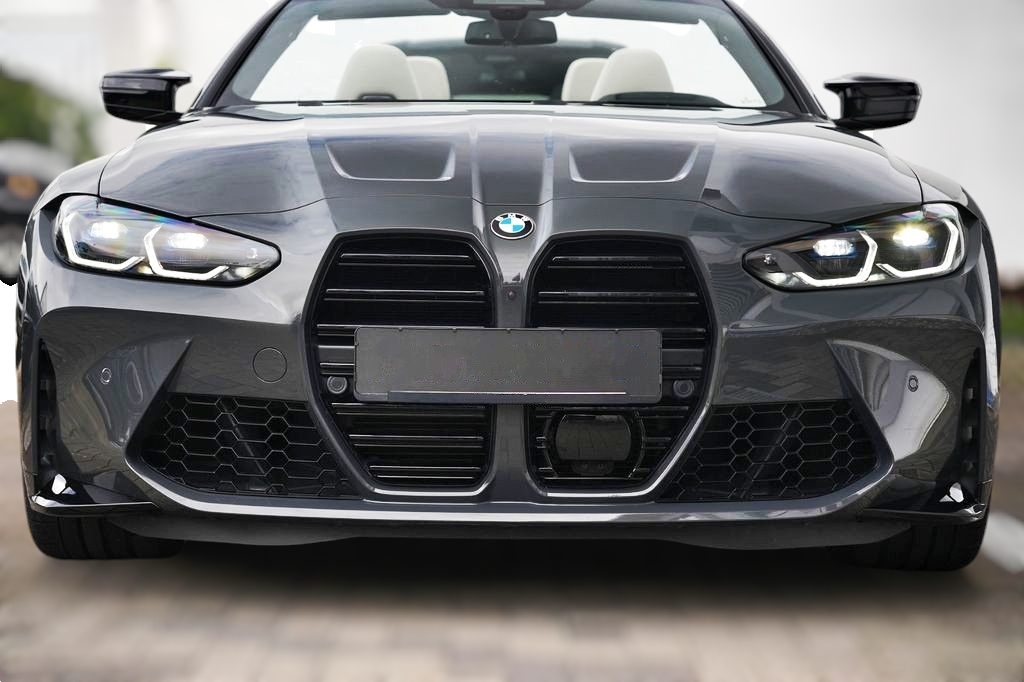 Grille de calandre look M4 CS noir brillant pour BMW Série 4 G22 G23 type M Performance (2020 à 2026), vue 2