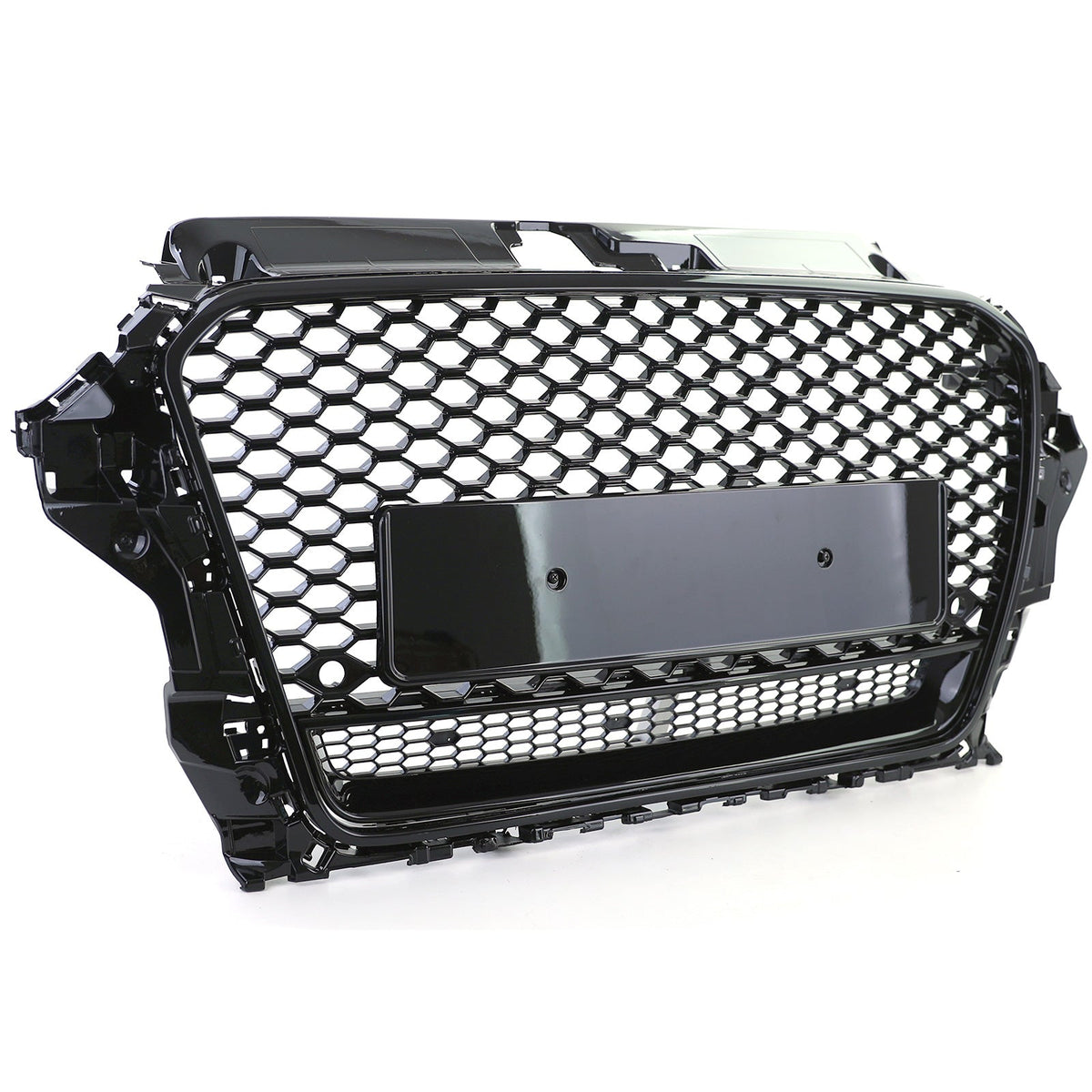 Grille de calandre nid d'abeille look RS3 pour Audi A3 8V (2012 à 2020), vue 2