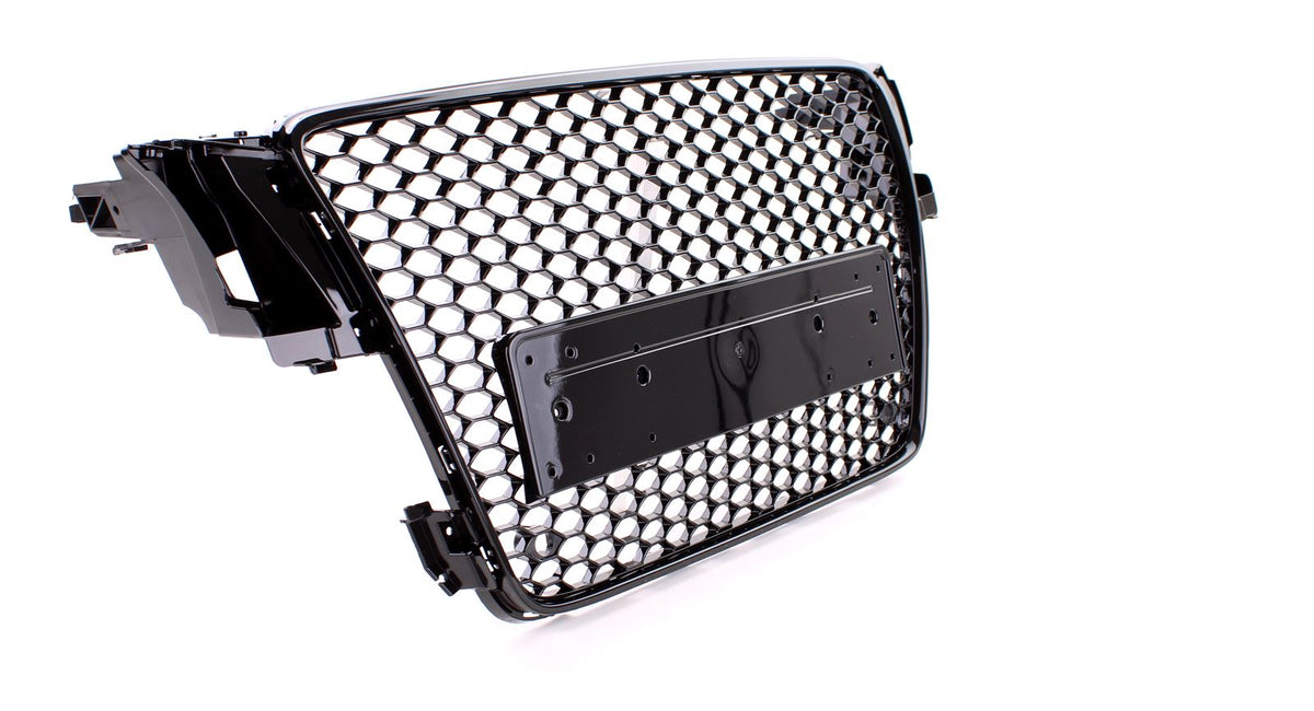 Grille de calandre nid d'abeille look RS5 pour Audi A5 B8 (2007 à 2017), vue 3