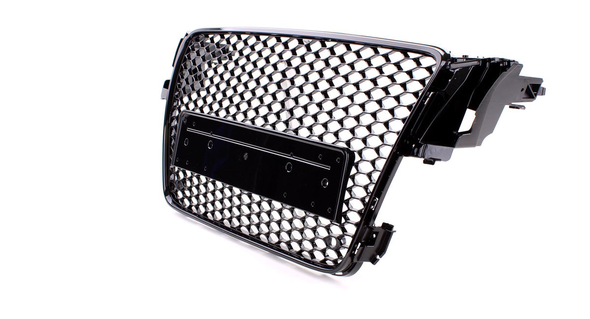 Grille de calandre nid d'abeille look RS5 pour Audi A5 B8 (2007 à 2017), vue 4