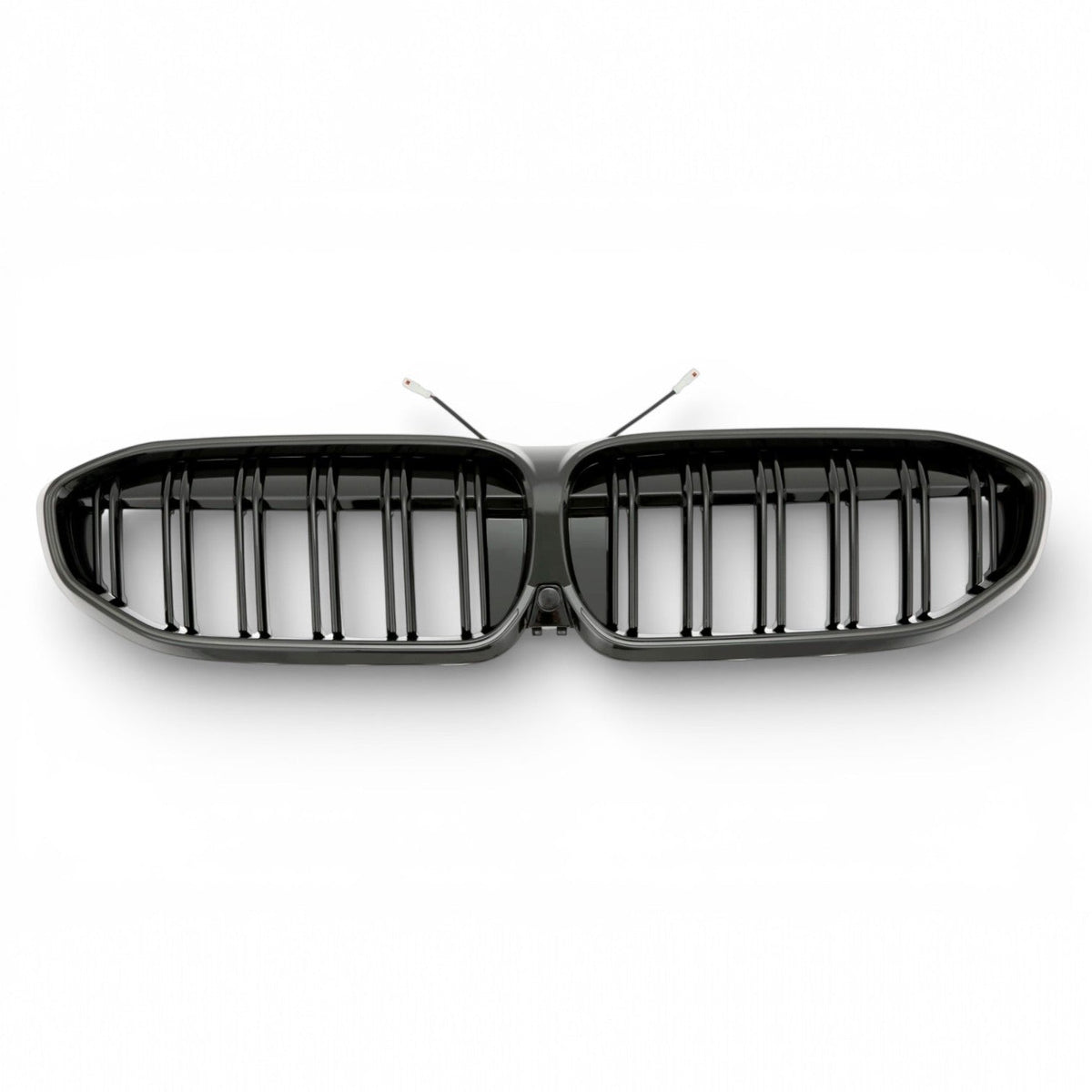 Grilles de calandre LED noires pour BMW Série 3 G20 (2018 à 2025), double lame, avant restylage (2018 à 2021)
