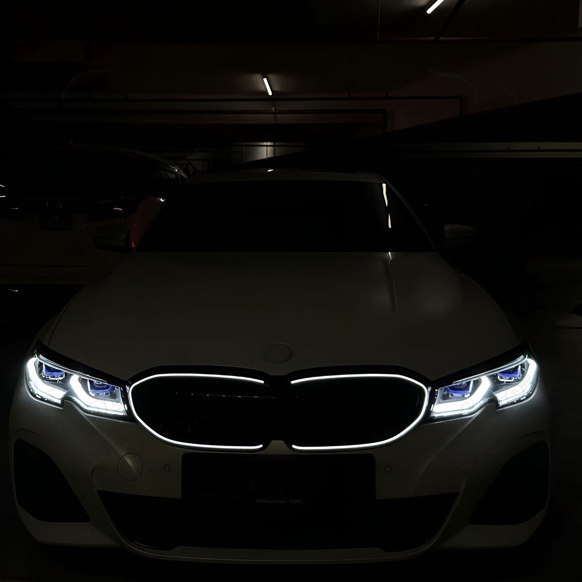 Grilles de calandre LED noires pour BMW Série 3 G20 (2018 à 2025), vue 6
