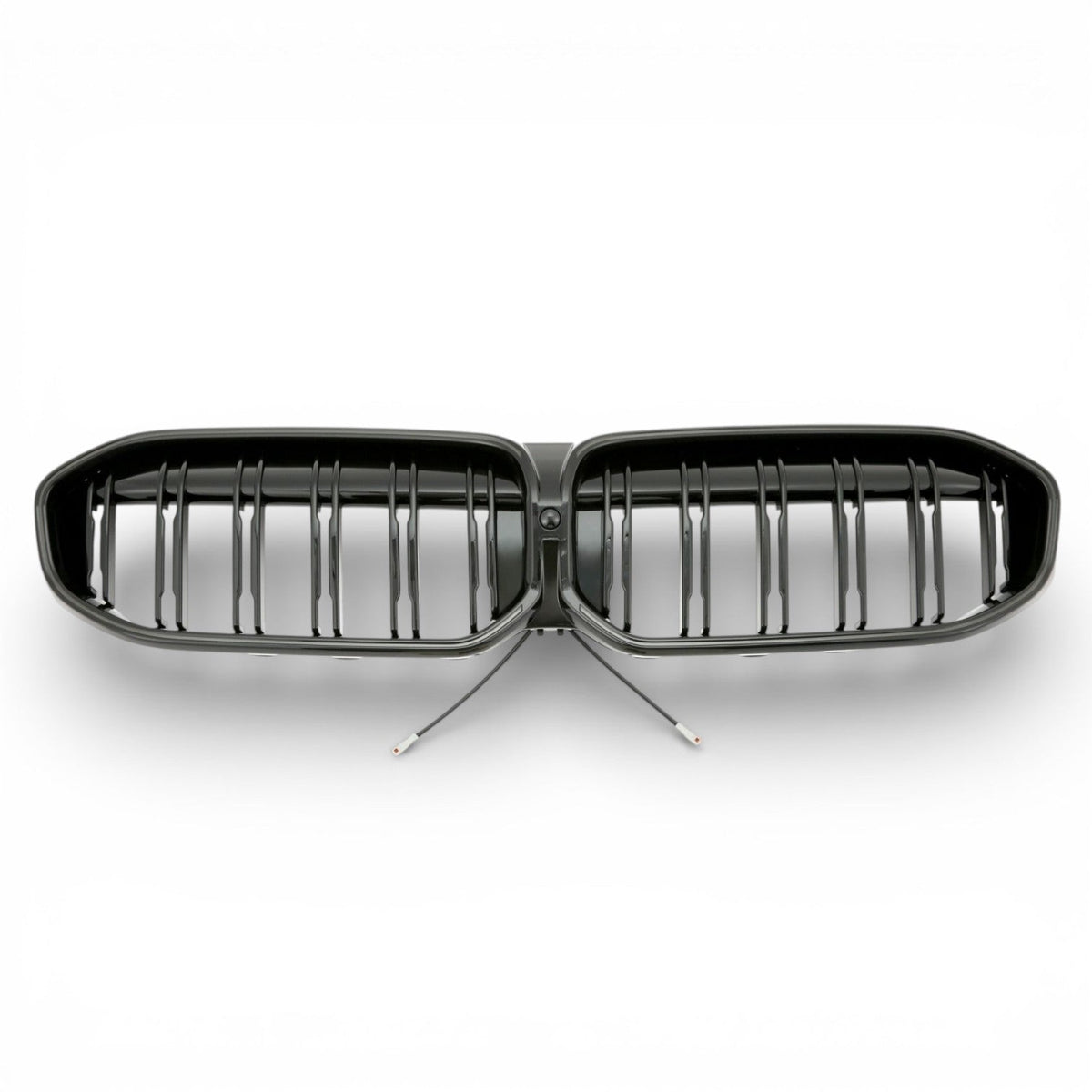Grilles de calandre LED noires pour BMW Série 3 G20 (2018 à 2025), double lame, après restylage LCI (après 2021)