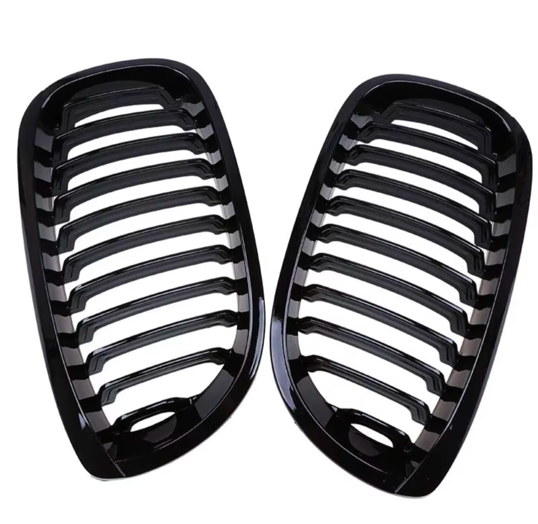Grilles de calandre noir brillant pour BMW Série 3 M3 E46 (1998 à 2005), vue 5