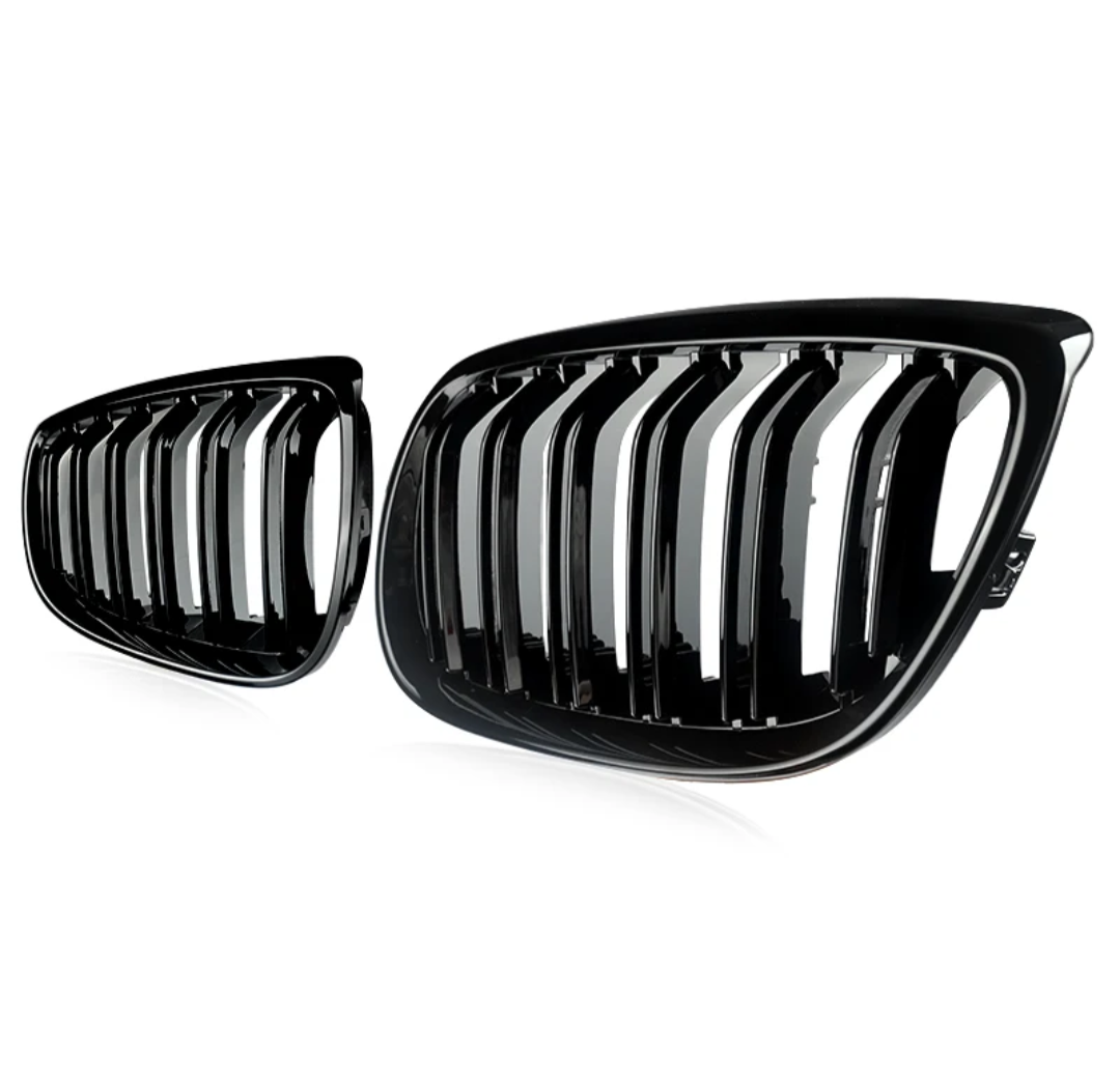 Grilles de calandre noir brillant pour BMW Série 5 M5 F10 F11 Berline et Touring (2010 à 2017), vue 3