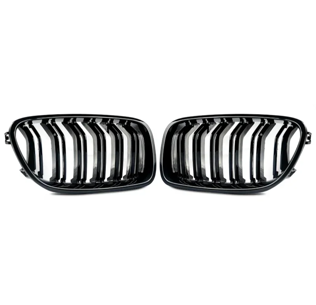 Grilles de calandre noir brillant pour BMW Série 5 M5 F10 F11 Berline et Touring (2010 à 2017), vue 5