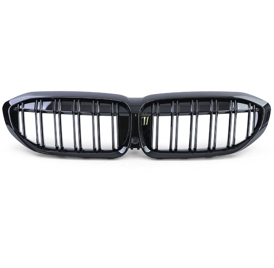 Grilles de calandre noir brillant type M3 Competition pour BMW Série 3 G20 (2018 à 2025), vue 9