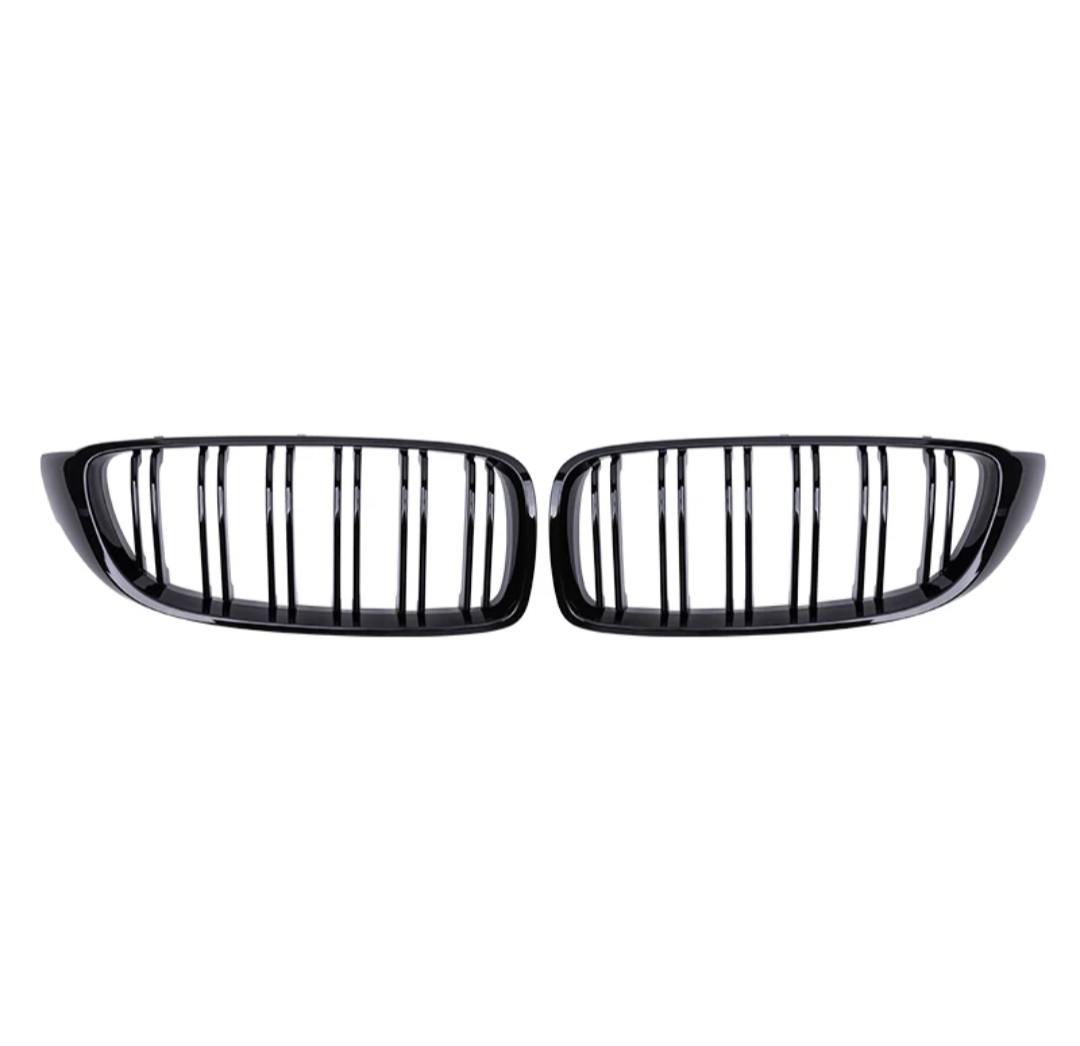 Grilles de calandre noir brillant type M4 pour BMW Série 4 F32 (2013 à 2020), vue 4