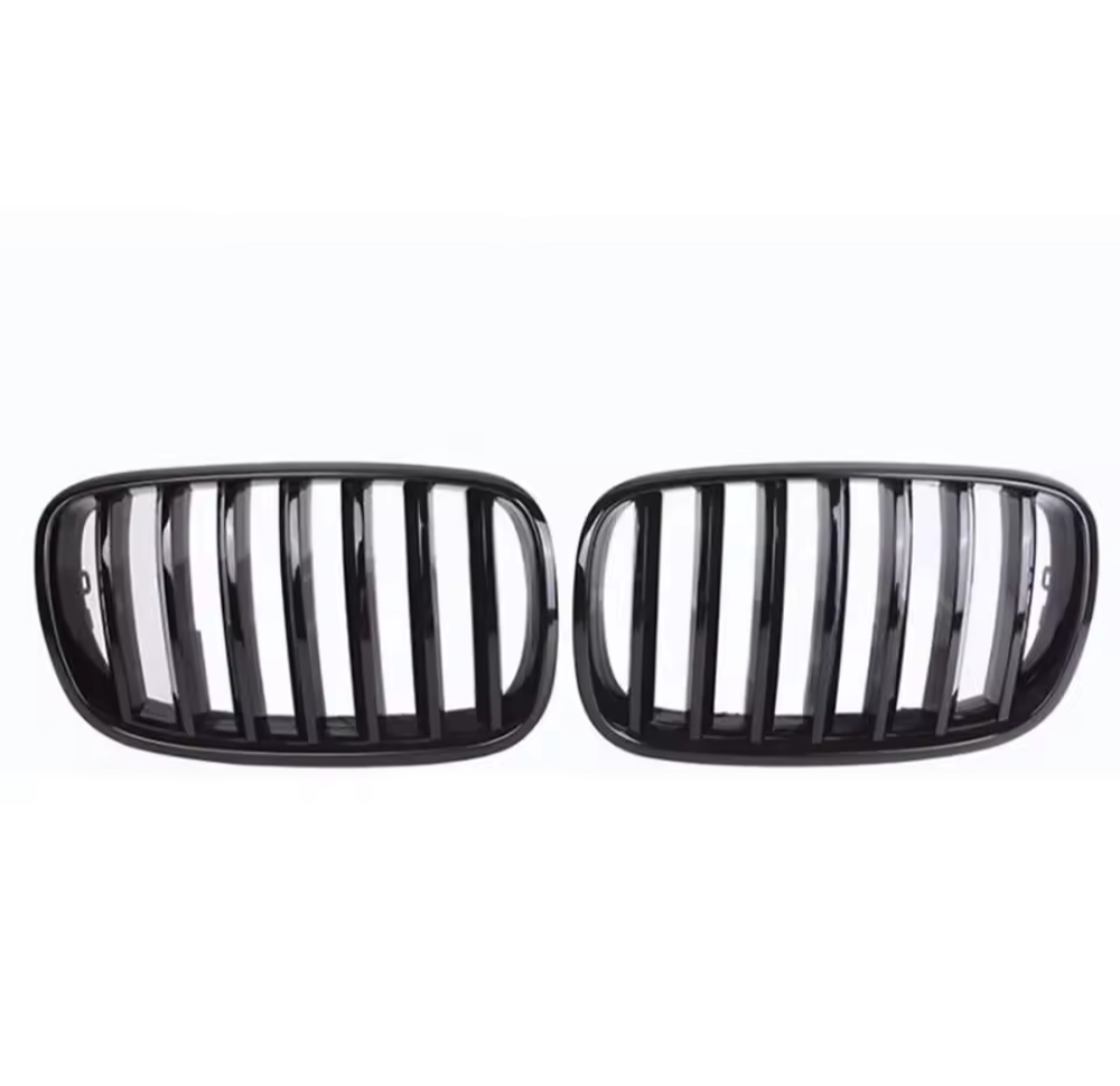 Grilles de calandre noir brillant type X6M pour BMW X6 E71 (2007 à 2013), vue 13