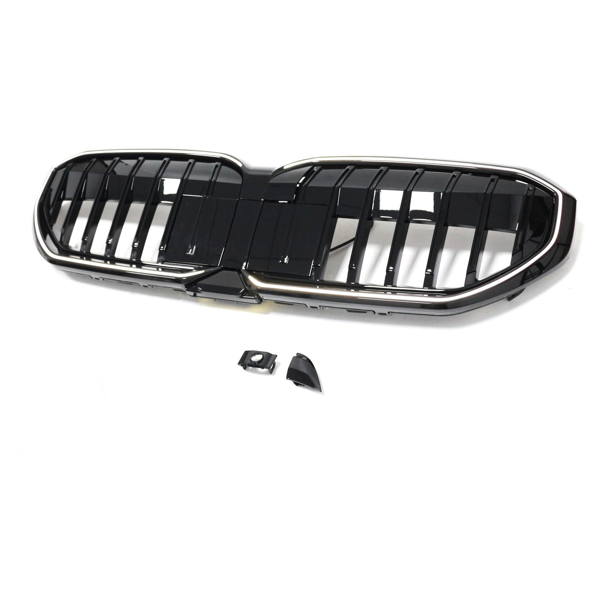 Grilles de calandre noires LED éclairées pour BMW Série 5, i5 G60, M5 G90 (2023 à 2026), lames verticales