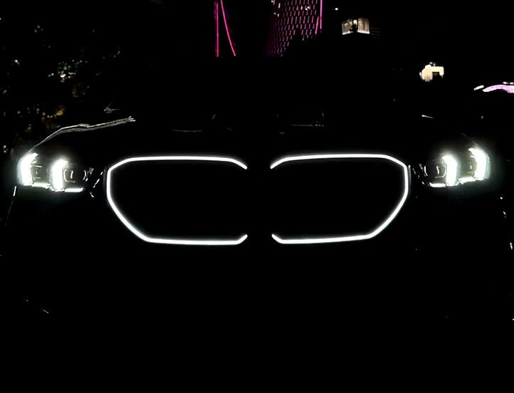 Grilles de calandre noires LED éclairées pour BMW Série 5, i5 G60, M5 G90 (2023 à 2026), vue 4