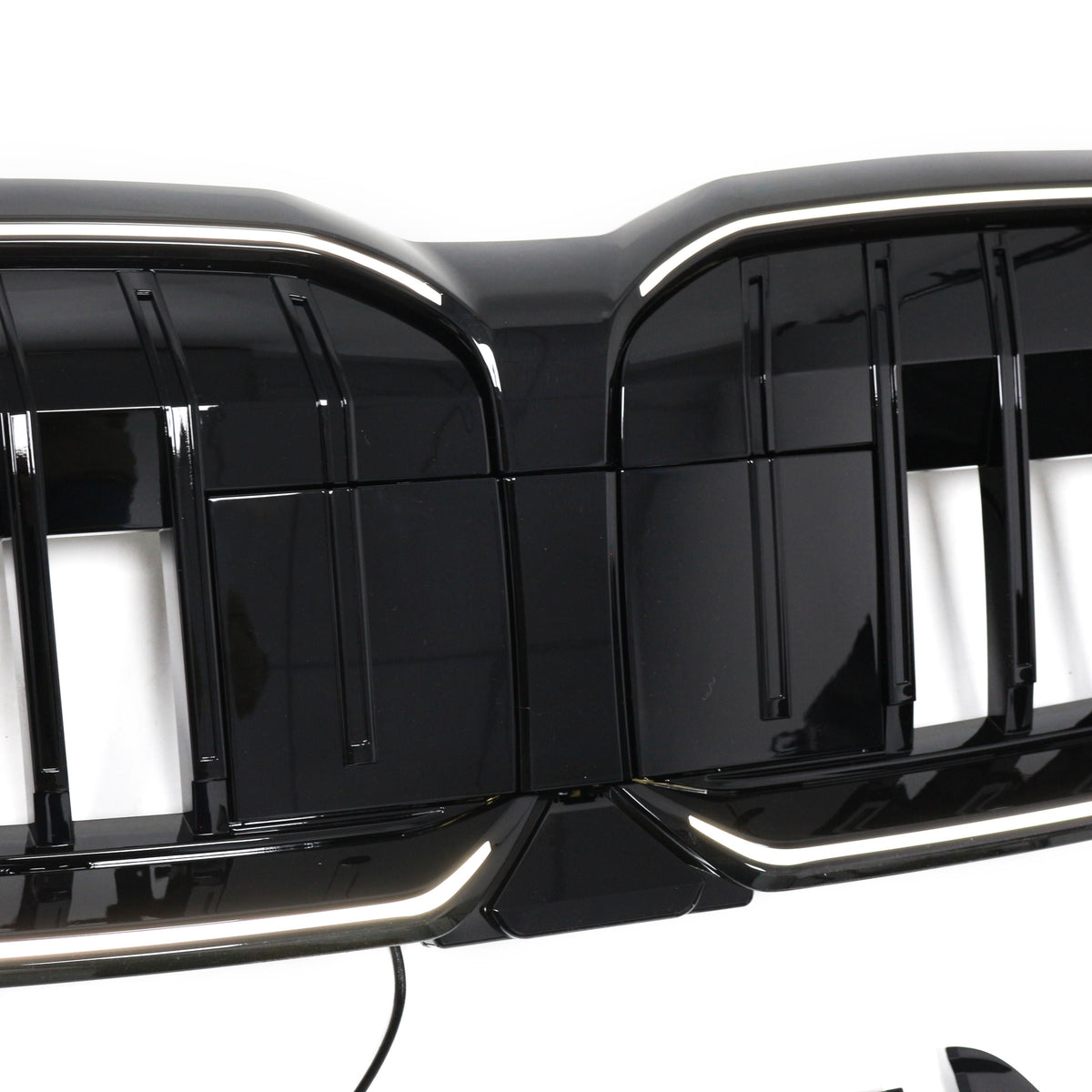 Grilles de calandre noires LED éclairées pour BMW Série 5, i5 G60, M5 G90 (2023 à 2026), vue 6