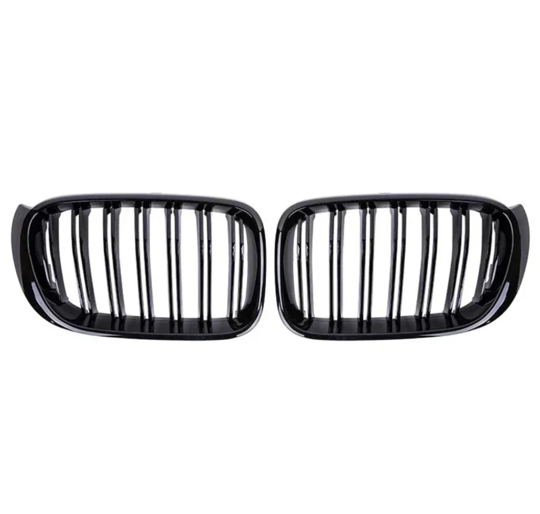 Grilles de calandre noires type M Performance pour BMW X3 F25 (2010 à 2017), après restylage LCI (2014 à 2017)
