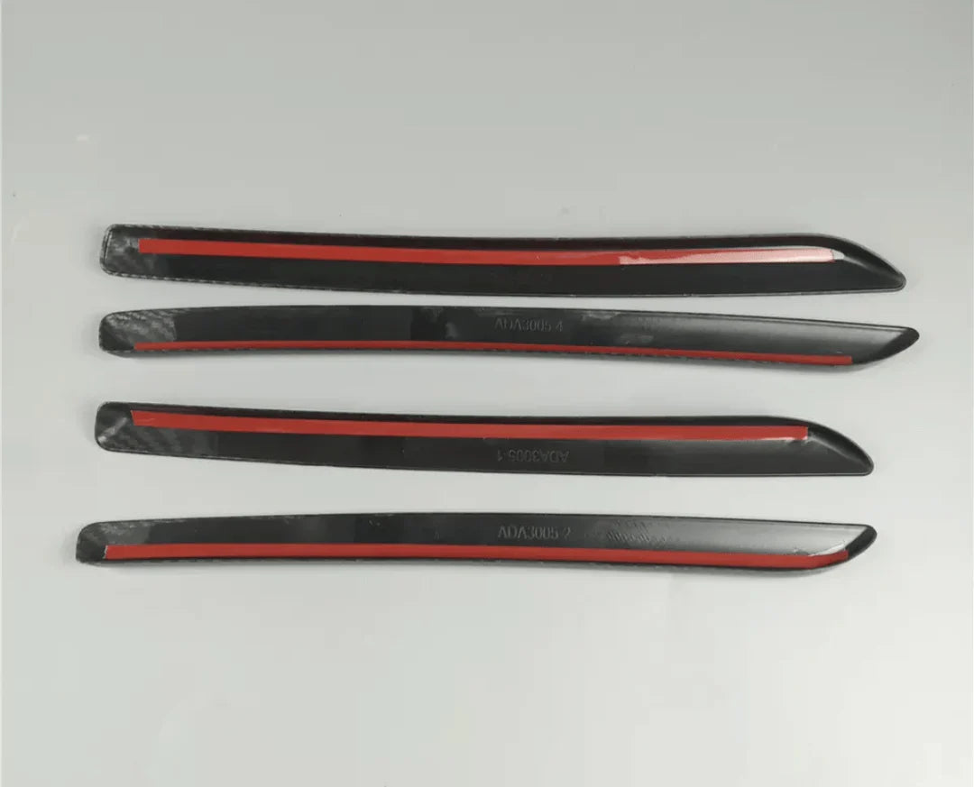 Inserts de garnitures de portes look carbone pour Audi A3, S3 8V (2012 à 2020), vue 3