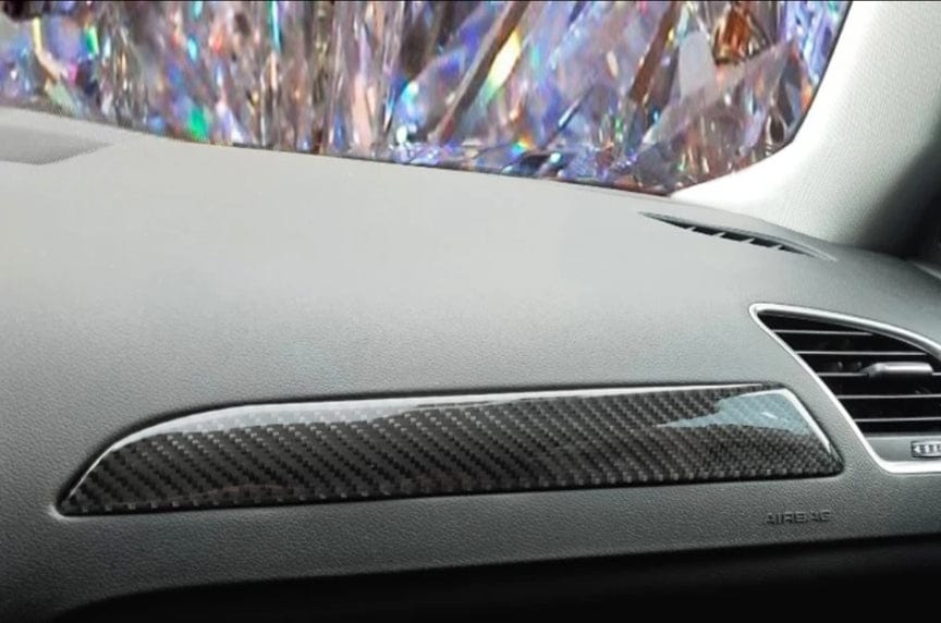 Inserts intérieurs look carbone pour Audi A4, A5 B8 et B8.5 (2008 à 2019), tableau de bord