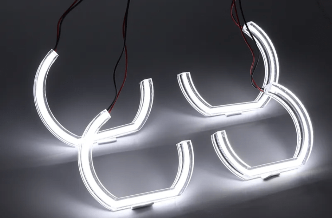 Kit phares Angel Eyes DTM, anneaux LED pour BMW Série 1 E87, E88, E82 (2004 à 2011), vue 3