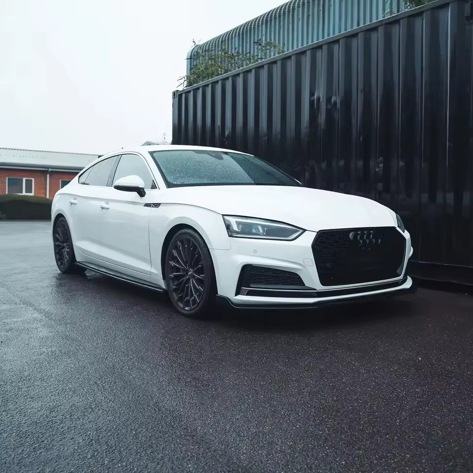 Lame avant splitter de pare-chocs pour Audi A5, S5 B9 (2016 à 2020), vue 3