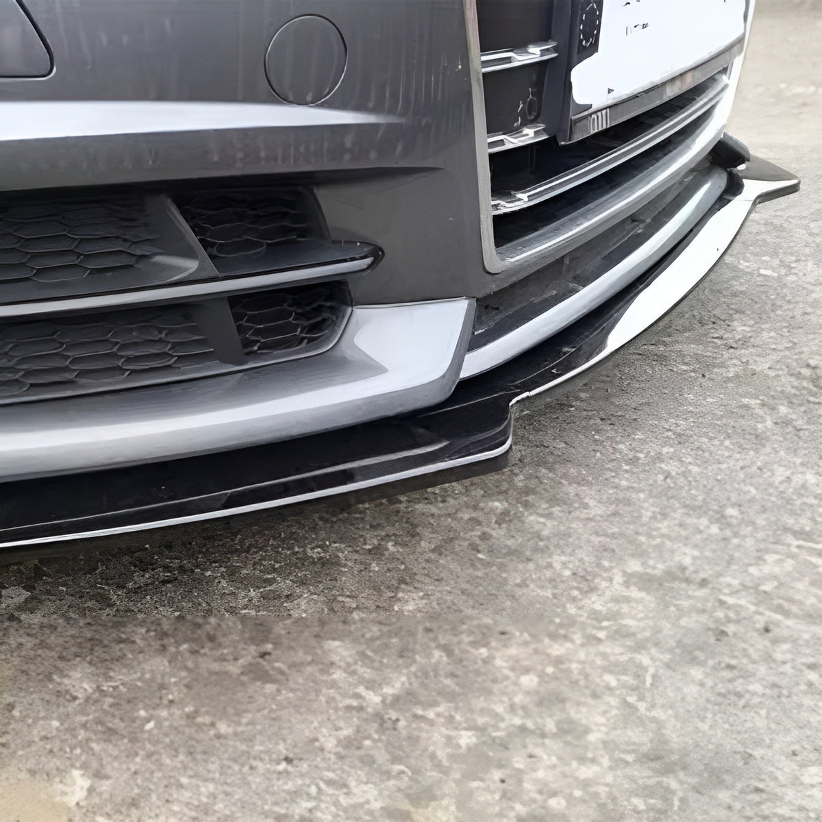 Lame avant splitter de pare-chocs pour Audi A6, S6 C7 restylée (2014 à 2018), finition S-Line et Audi S6