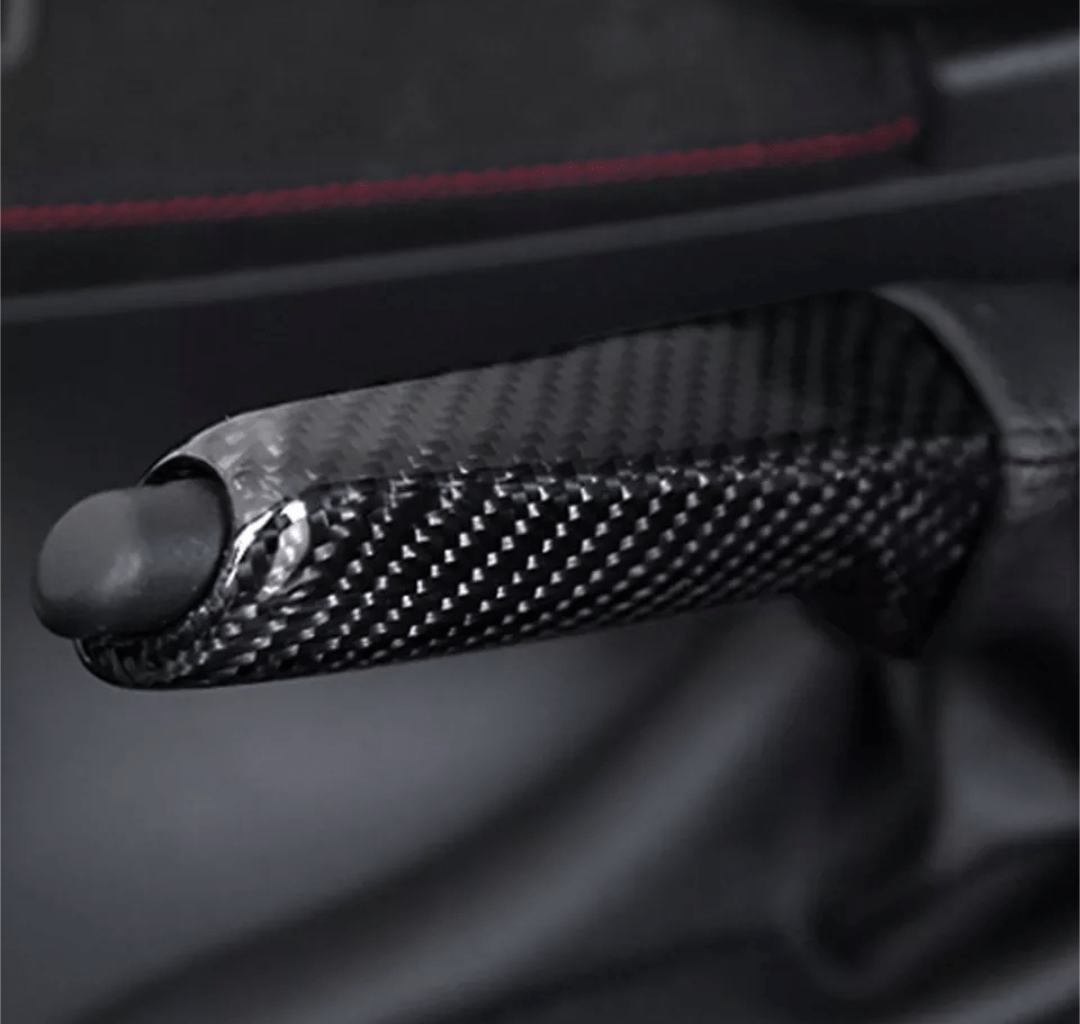 Levier de frein à main carbone pour BMW Séries 1, 2, 3, 4, 5, 6, X1 et X3, vue 2