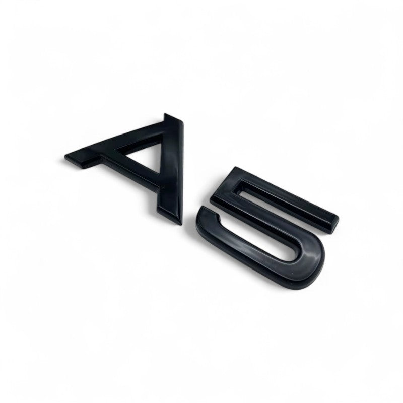 Logo de coffre A5 noir pour Audi (Black Edition), vue 3